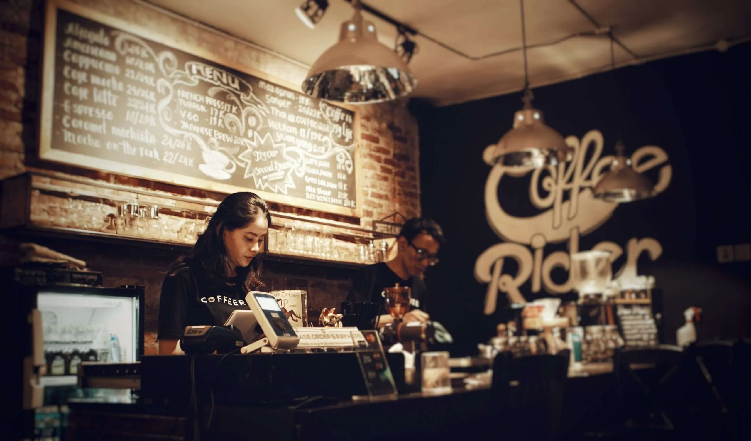 A welcoming cafe interior