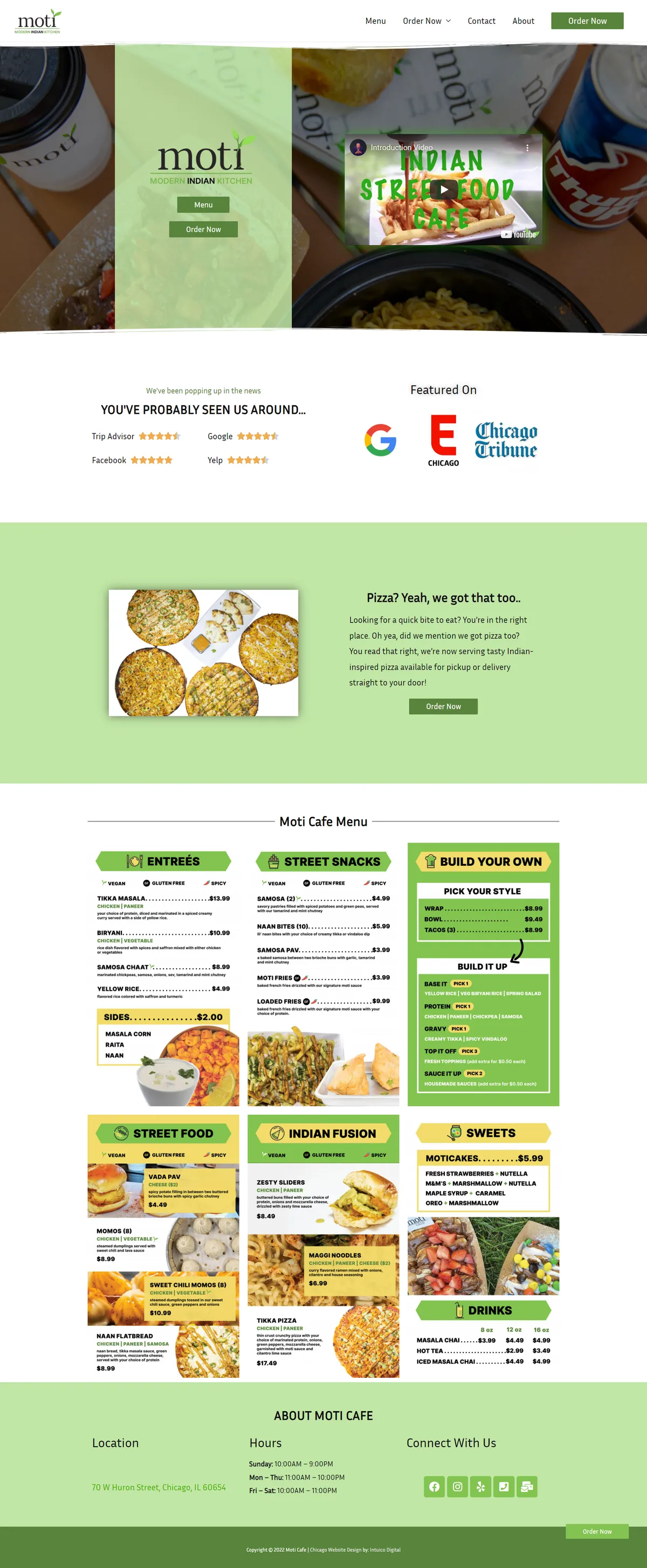 Website Design - Moti Chicago