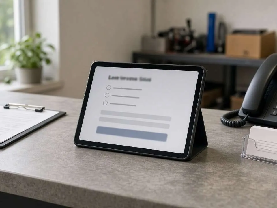 Contact form with a how did you hear about us field that includes ChatGPT, used to track AI referral leads for a small business